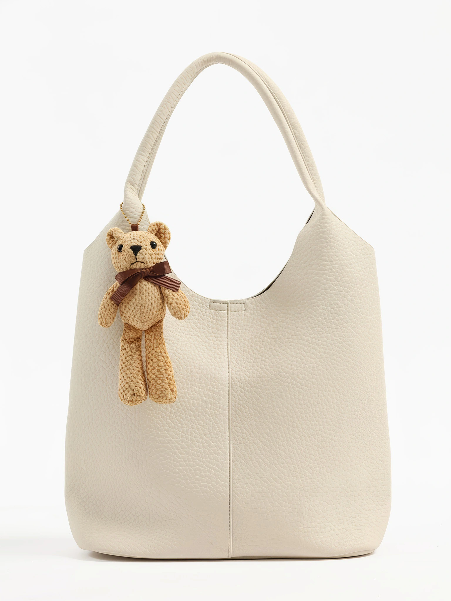 Сумка-шоппер с косметичкой и брелком в ассортименте